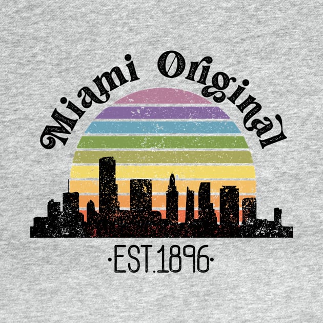 Miami Original Retro Rainbow by Perpetual Brunch